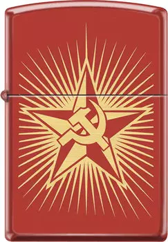 Зажигалки Zippo Z_233-Russian-Hammer-Sickle