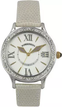 Женские часы Romanson RL1222QLC(WH)GR