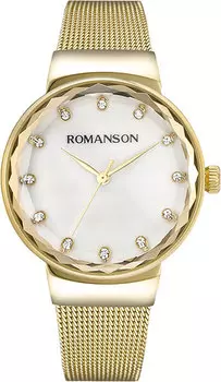 Женские часы Romanson RM8A24LLG(WH)