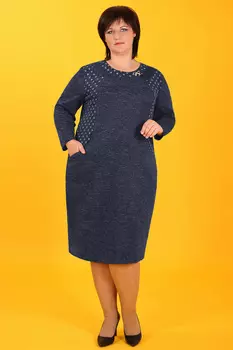 1Г 4902.С1 Платье+ брошь