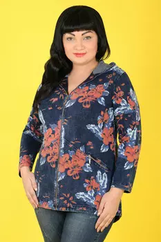 2Г 7124.С1 Блуза+ брошь