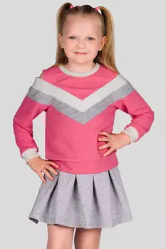 OP1264.С2 Толстовка для девочки утепленная