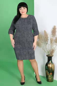 В-65 4854.С2 Платье+ украшение