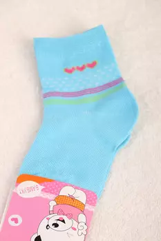 ДН-С-25.С1 Носки детские для девочки 22-25 р-р