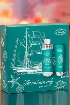 5375466- Подарочный набор «LISS KROULLY» гель для бритья и шампунь-гель для душа