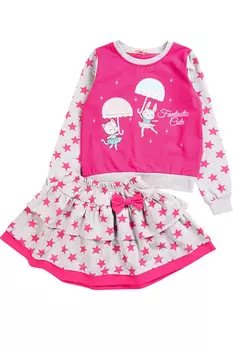 Комплект для девочки темно-розовый