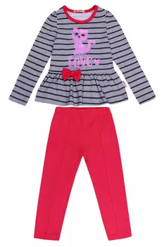 Комплект для девочки розовый с кроликом