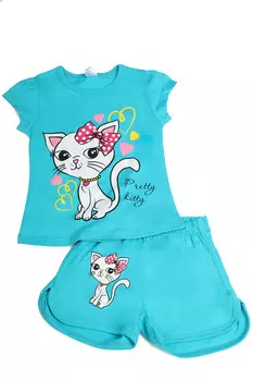 Брюки утепленные для девочки изумрудные