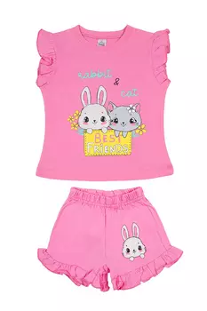 Футболка для девочки розовая