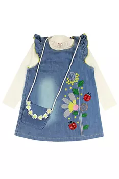 Комплект для девочки серый