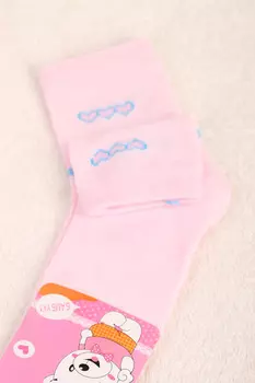ДН-АС02.2.С4 Носки детские для девочки 25-30 р-р