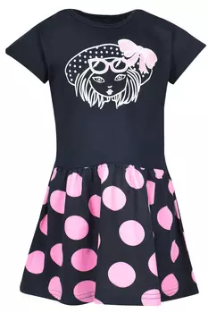 Комплект для девочки черно-зеленый