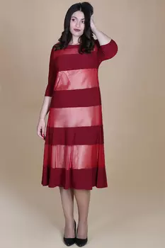 АНАСТАСИЯ Мак 465.1.С1 Платье+ брошь