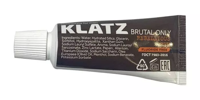 Зубная паста мини Klatz