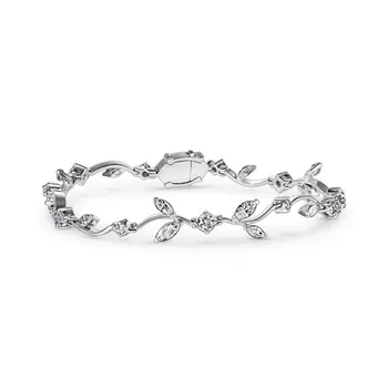 Браслет с 26 бриллиантами белое золото 585