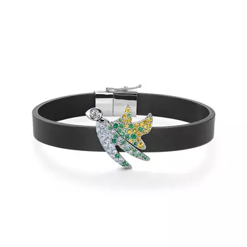 Браслет с 77 бриллиантами белое золото 585