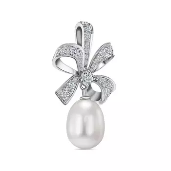 Подвеска с 27 бриллиантами белое золото 585