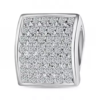 Подвеска с 42 бриллиантами белое золото 585