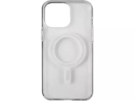 Чехол-накладка Red Line iBox Case MagSafe для смартфона iPhone 13 Pro Max, Пластик/Силиконовые края, Прозрачный УТ000027021