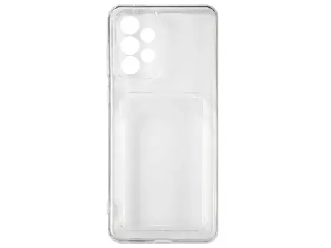Чехол-накладка Red Line iBox Crystal для Samsung Galaxy A33, с кардхолдером, Силикон, Прозрачный УТ000029676