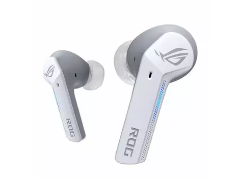 Гарнитура беспроводная (наушники) ASUS ROG Cetra True Wireless, 40мАч, Bluetooth, Белый 90YH03X1-B5UA00