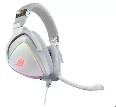 Гарнитура проводная (наушники) ASUS ROG Delta White Edition, USB Type-C / USB, Белый 90YH02HW-B2UA00
