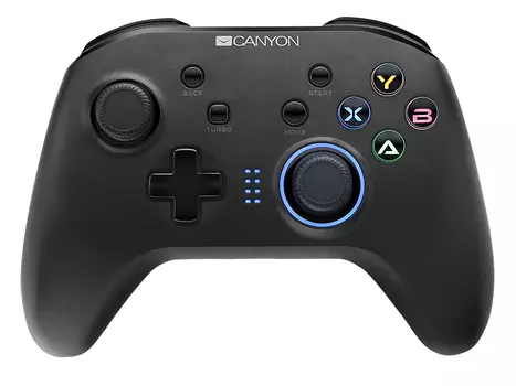 Геймпад беспроводной Canyon GP-W3, Wireless, Nintendo Switch, PC/ PS3/ Android, 600 мАч, Черный CND-GPW3