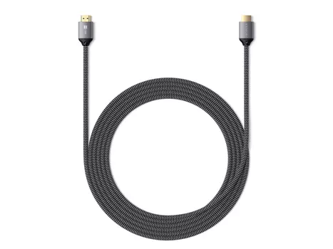 Кабель Satechi 8K Ultra high speed HDMI cable (HDMI to HDMI), Поддержка 8K/60Hz, 2м, Серый космос ST-8KHC2MM
