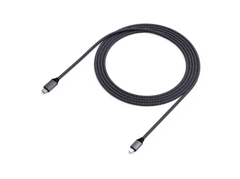 Кабель Satechi Type-C to Lightning, MFI, 1,8м, Серый ST-TCL18M