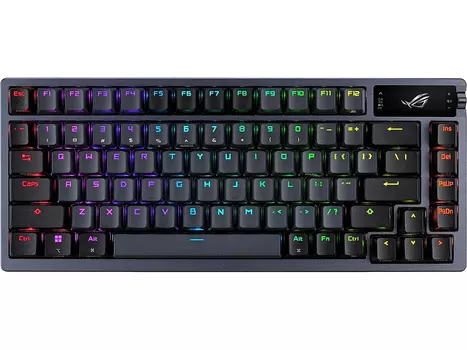Клавиатура беспроводная механическая ASUS ROG Azoth, Red Switch, USB, Bluetooth/Wireless, RGB, Черный, 90MP0316-BKRA01