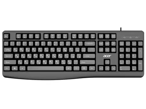 Клавиатура проводная Acer OKW301, USB, Черный ZL.KBDCC.01A