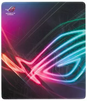 Коврик для мыши ASUS ROG Strix Edge, 400x450 мм, Черный (Рисунок) 90MP00T0-B0UA00