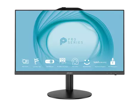 Моноблок AIO MSI PRO AP242 12M-299XRU 9S6-AE0611-299 (23.8", Core i5 12400, 16Gb/ HDD+SSD 1000Gb,256Gb, UHD Graphics 730) Черный