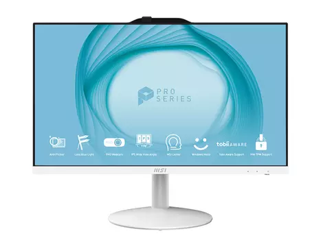 Моноблок AIO MSI PRO AP242 12M-418XRU 9S6-AE0612-446 (23.8", Core i5 12400, 16Gb/ HDD+SSD 1000Gb,256Gb, UHD Graphics 730) Белый