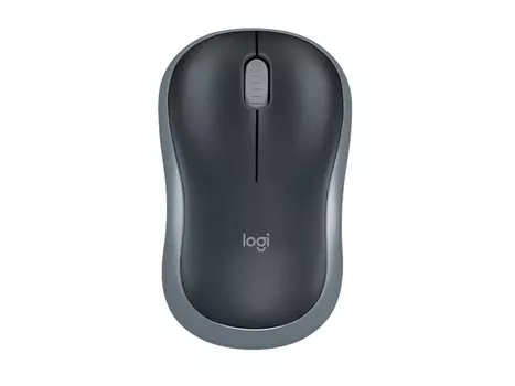 Мышь беспроводная Logitech M185, 1000dpi, Wireless/USB, Серый 910-002252