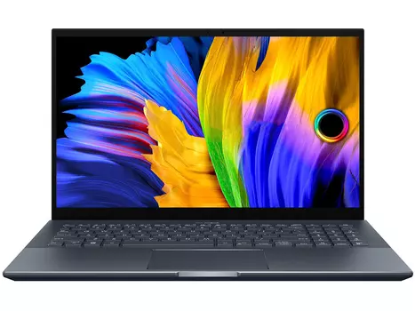 Ноутбук ASUS Zenbook Pro 15 UM535QA-KS241 90NB0UK1-M00BN0 (15.6", Ryzen 7 5800H, 16Gb/ SSD 1024Gb, Radeon Graphics) Серый
