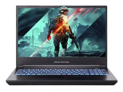 Ноутбук Dream Machines RT3060-15KZ31 RT3060-15KZ31 (15.6", Ryzen 7 3700X, 16Gb/ SSD 1000Gb, GeForce® RTX 3060 для ноутбуков) Черный