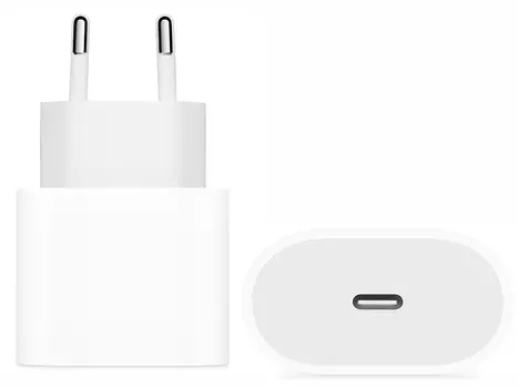 Сетевое зарядное устройство Apple 20W, USB Type-C, Белый MHJE3ZM/A
