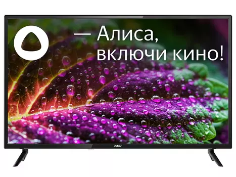 Телевизор BBK 31,5" LED, HD, Smart TV, (Яндекс.ТВ), Звук (16 Вт (2x8 Вт), 3xHDMI, 2xUSB, 1xRJ-45, Черный, 32LEX-7246/TS2C (B)