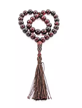 Четки из натурального цельного янтаря «Шар вишневый»