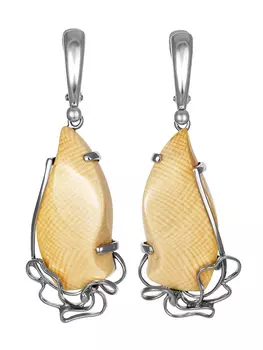 Изящные серьги из бивня мамонта «Эра»