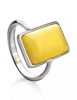 Кольцо из натурального янтаря «Спарта»