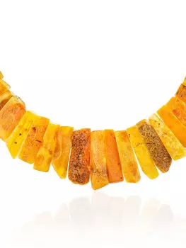Оригинальное лечебное колье из натурального янтаря «Помпеи»
