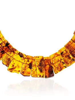 Оригинальное лечебное колье из натурального янтаря «Помпеи»