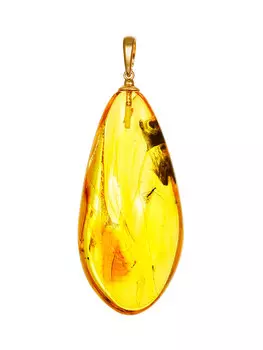 Подвеска из балтийского янтаря с инклюзом