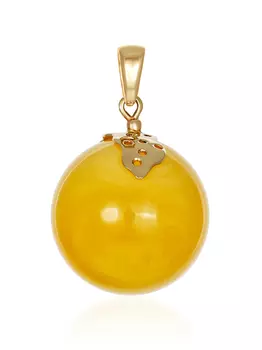 Подвеска из натурального балтийского янтаря «Париж»