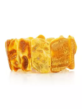 Пёстрый янтарный браслет с лечебным эффектом «Помпеи»