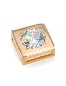 Стильное и лёгкое колье «Сириус» с фианитом