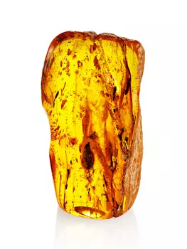 Сувенирный кусочек янтаря с инклюзами