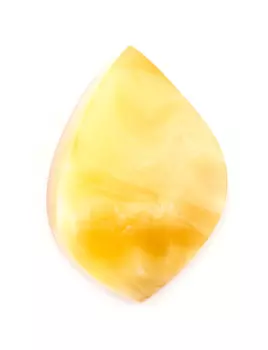 Сувенирный янтарь медового цвета 37х25х13